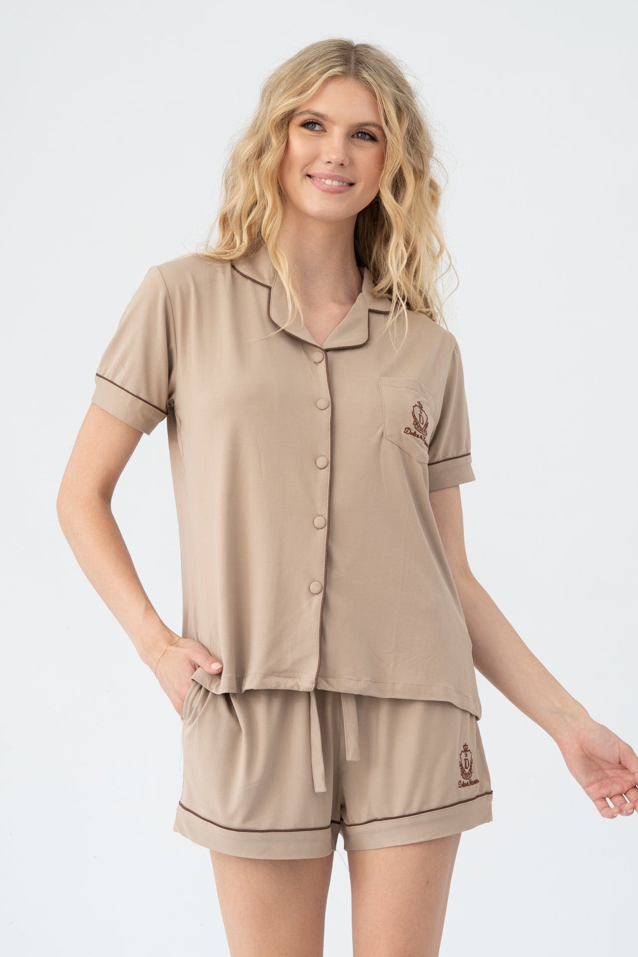 Set Short Paris Mocha Taupe - imagen 2