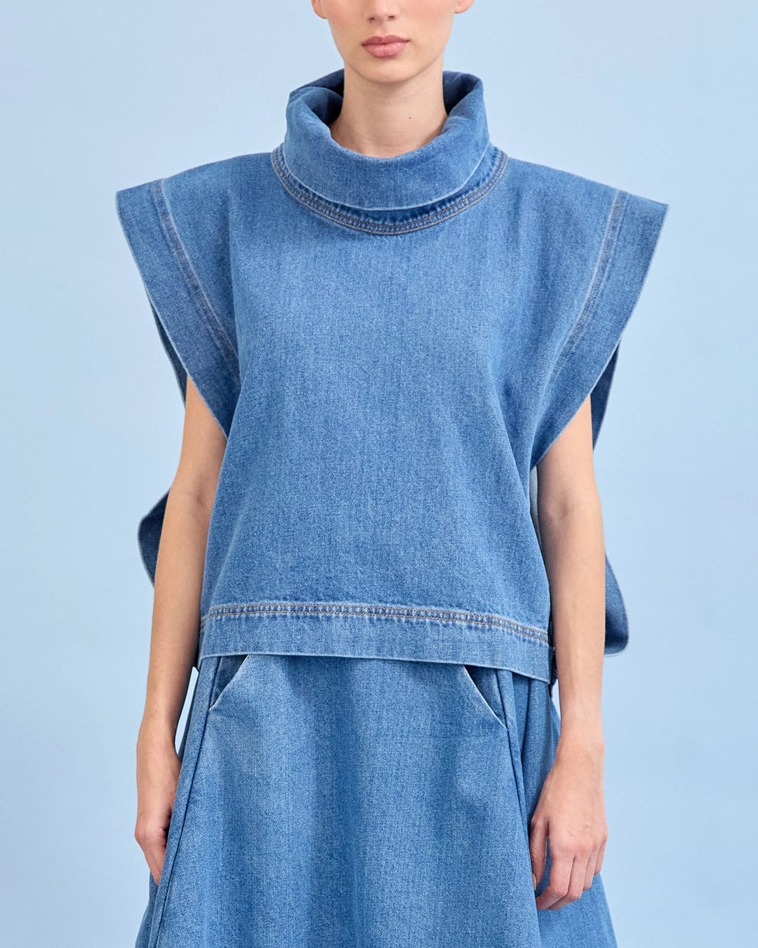 Poncho TAJO AZUL - imagen 2
