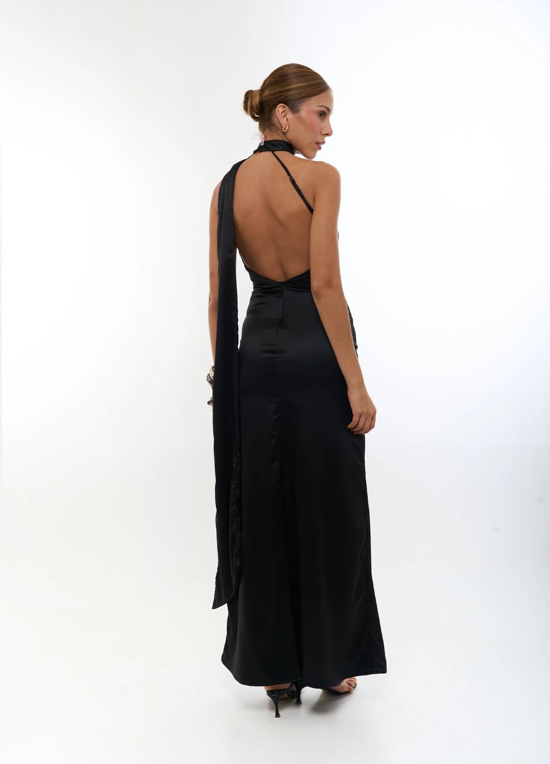 Vestido Maid Of Honor Negro - imagen 2