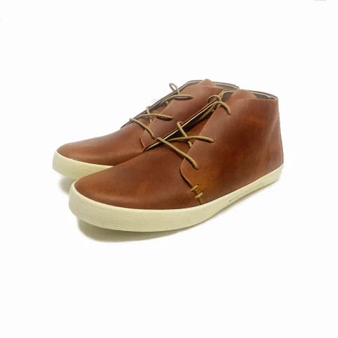 Botines Para Hombre Basil en Cuero Coñac Suela Alta - imagen 2
