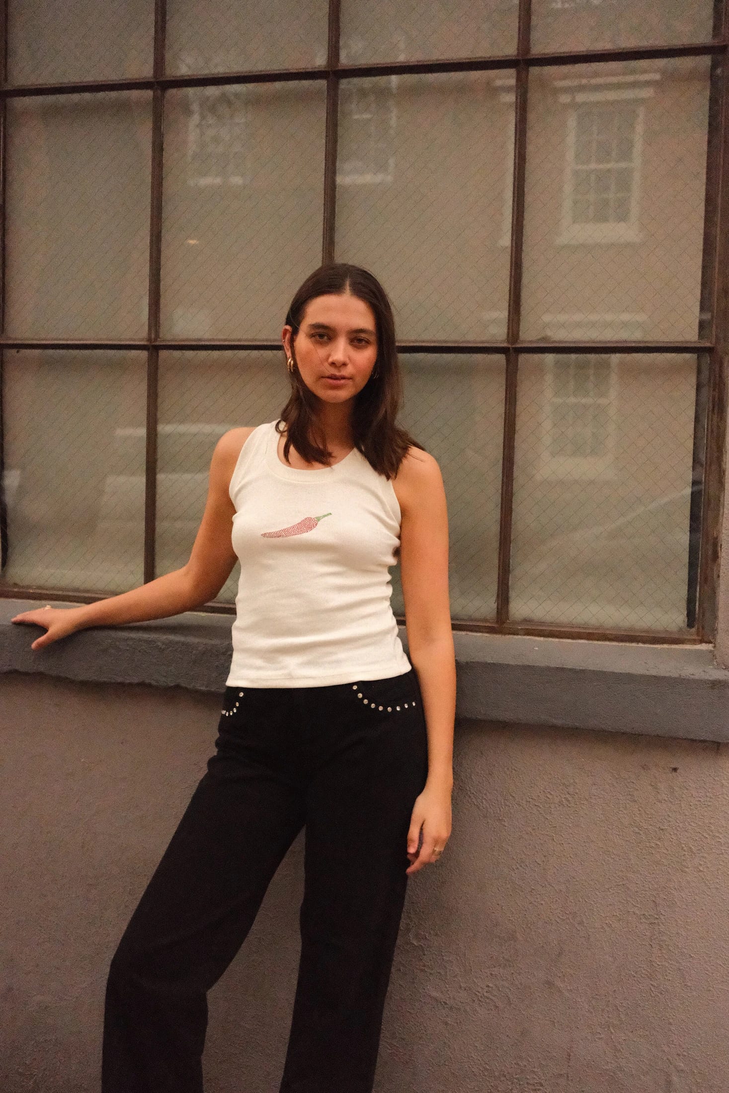 White Chilli Tank Top - imagen 1