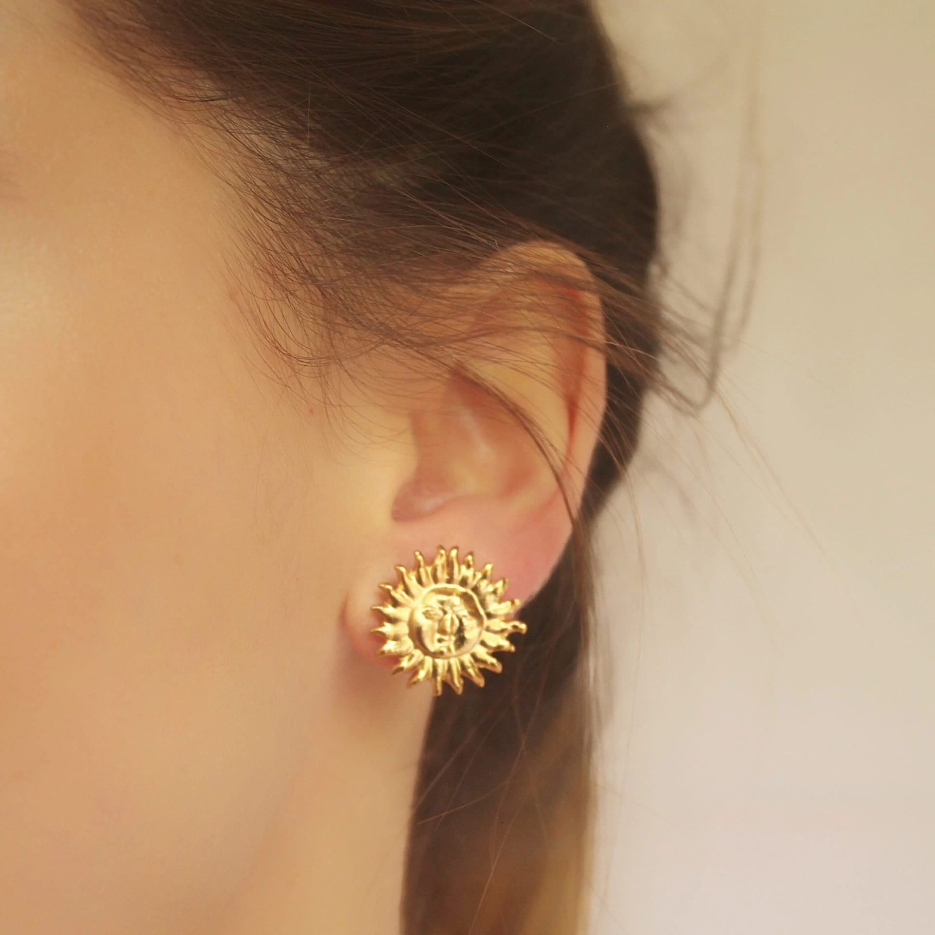 Aretes de sol con cara completa - imagen 3