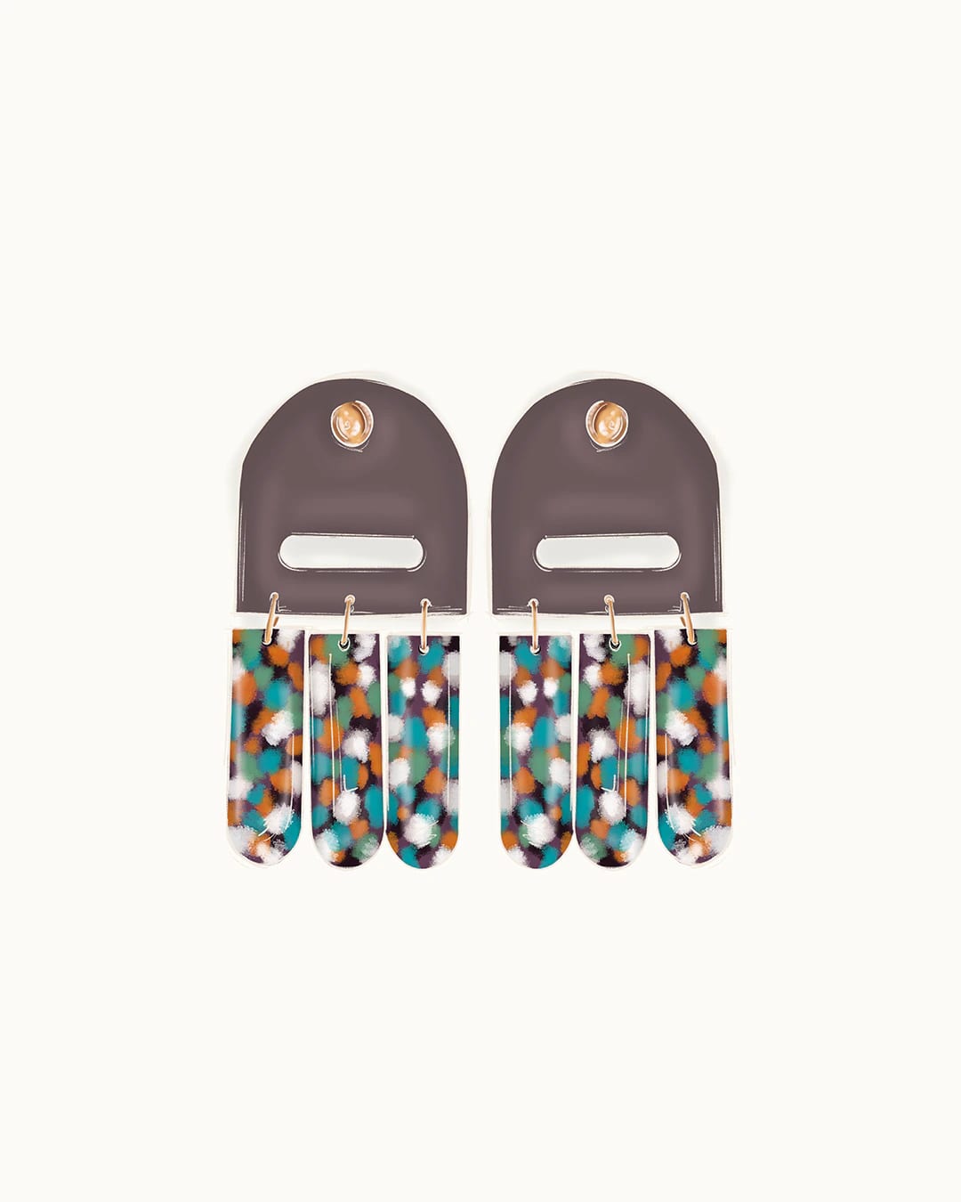 Terrazo3 Earrings - imagen 1