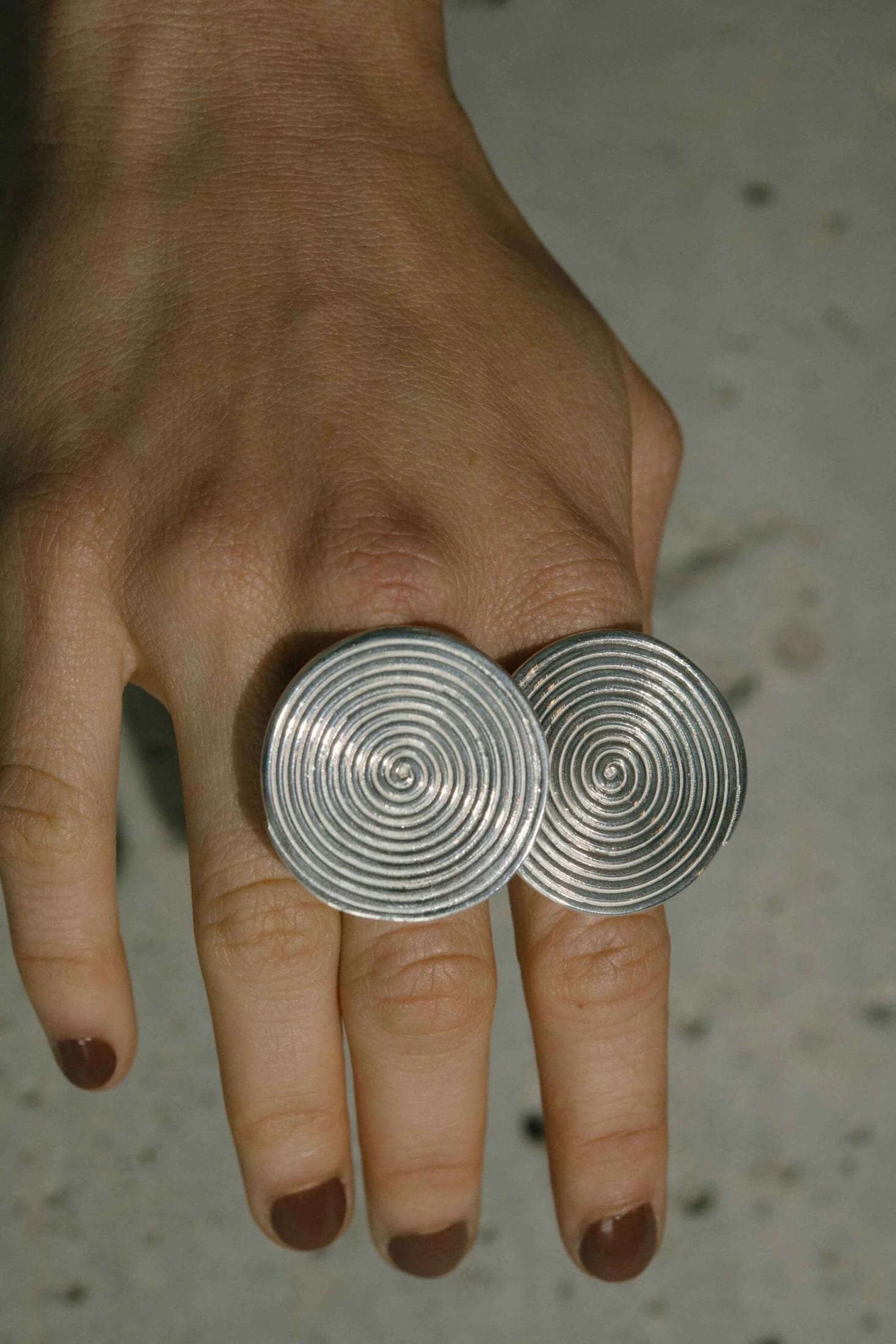 Uzumaki Ring Silver - imagen 1