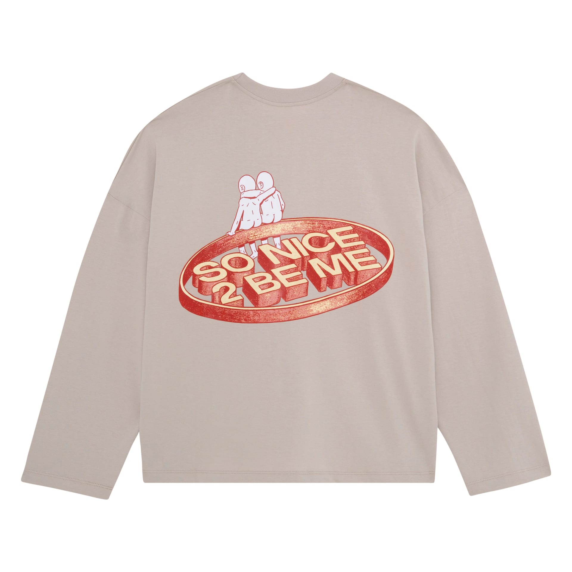 LONGSLEEVE SO NICE 2 BE ME CAMEL - imagen 1