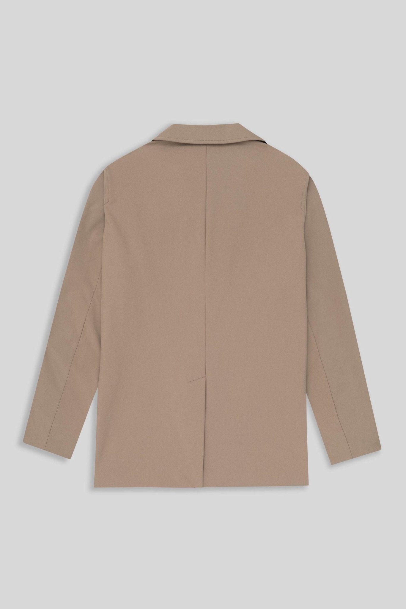 men’s mixed fabric camel luciano coat - imagen 4