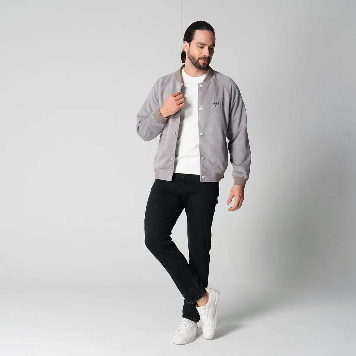 Chaqueta Beisbolera Regular Track - imagen 9