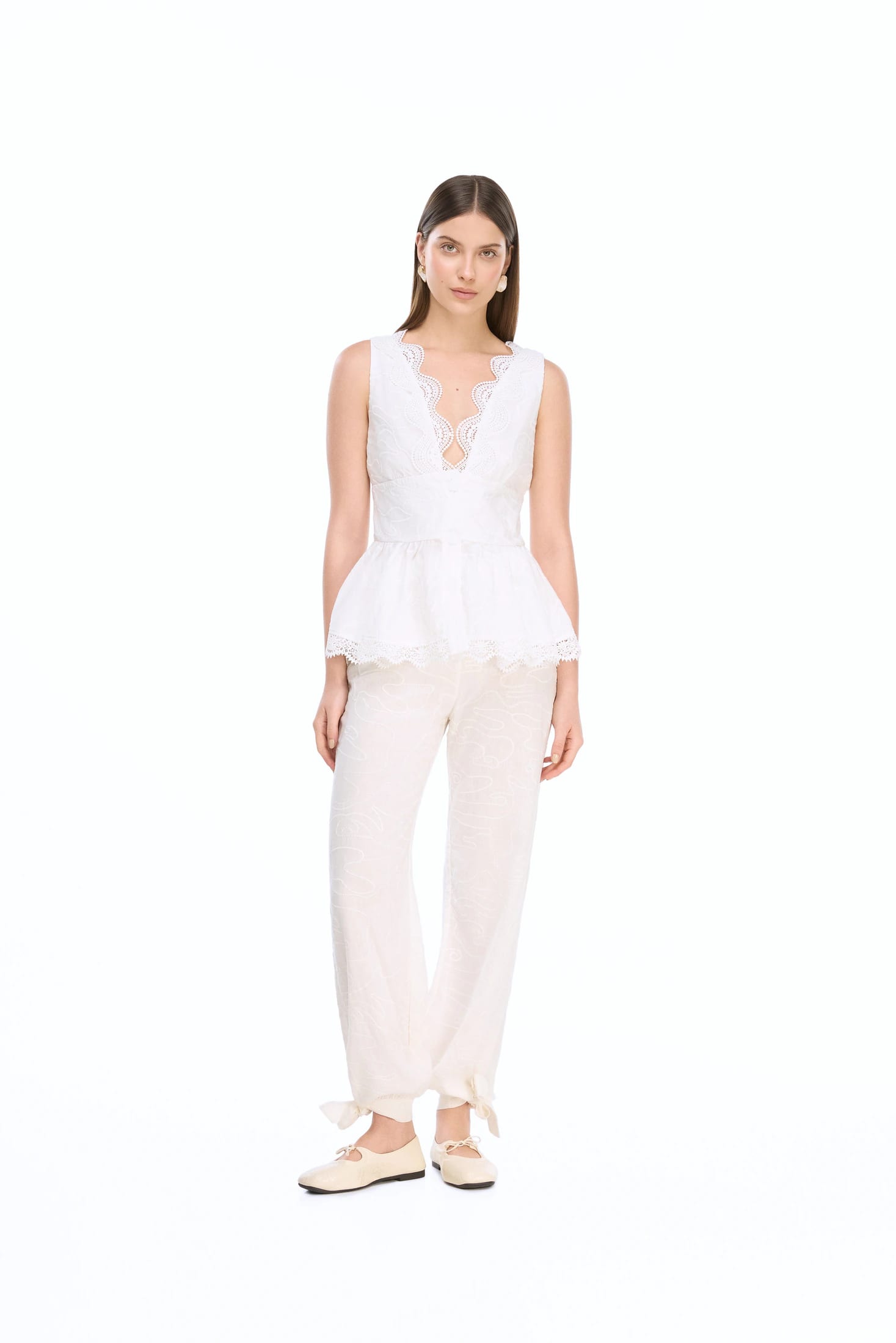 AWA PANTS WHITE - imagen 1
