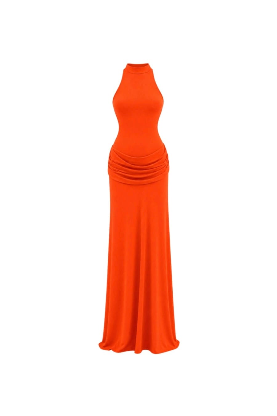 ARIEL DRESS - BRIGHT ORANGE - imagen 1