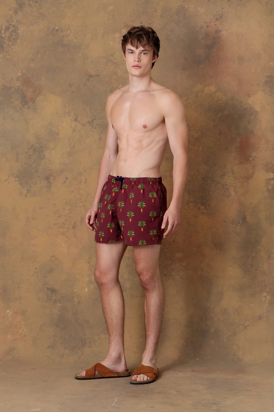 Men's swim trunk orfeo granate - imagen 3