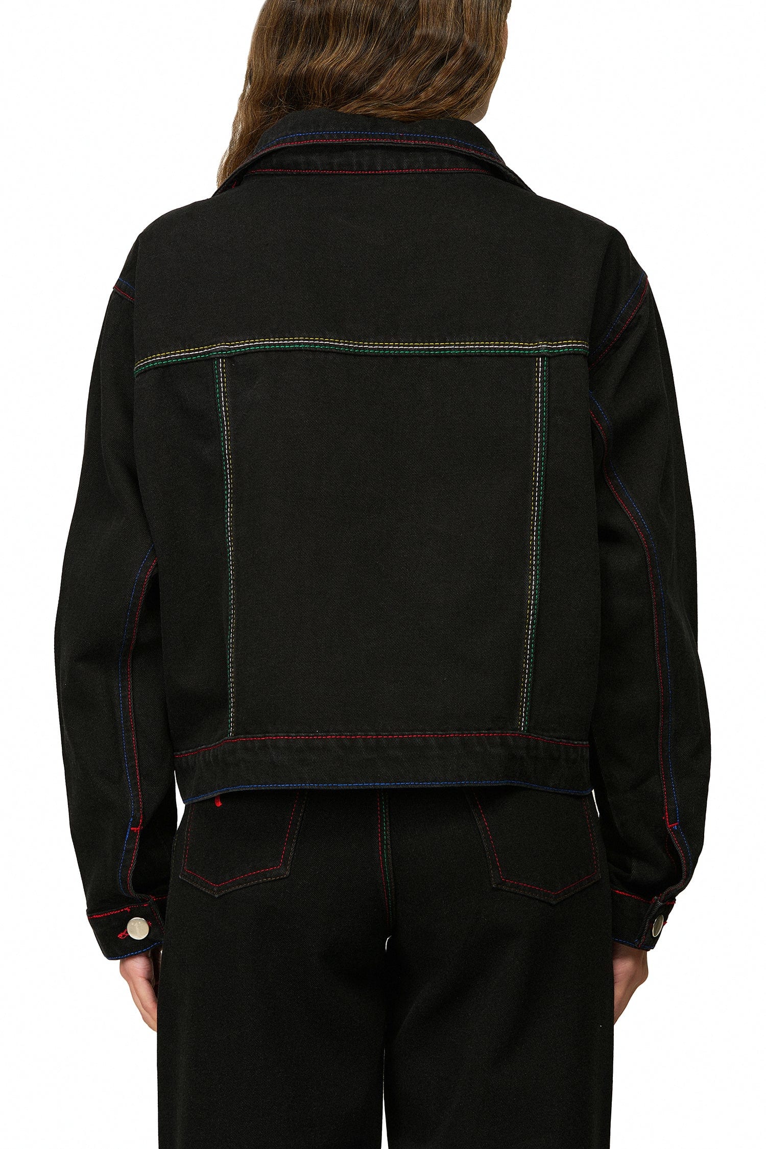 Chaqueta Denim Negra Momento - imagen 3