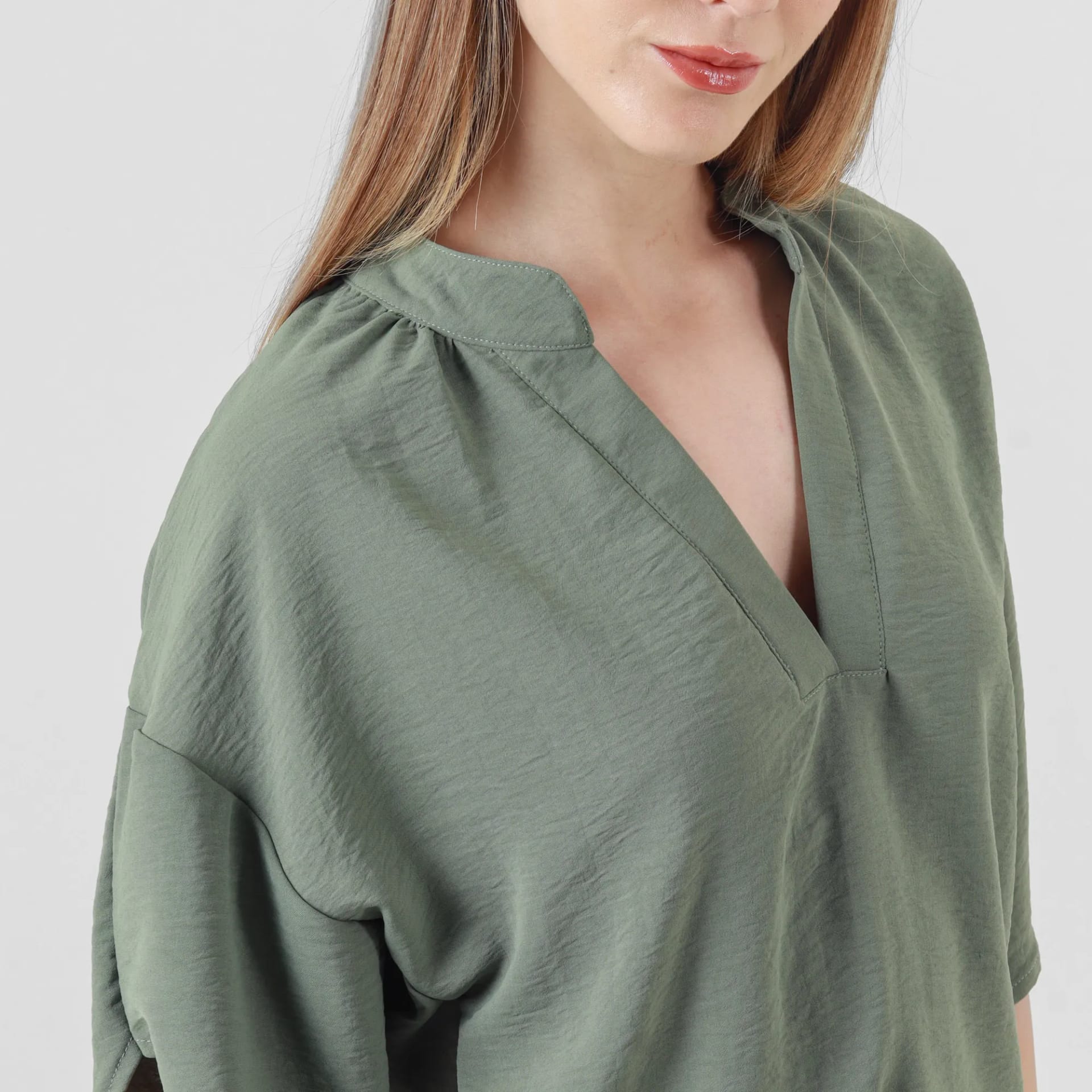 Blusa Cuello Neru Manga Corta - imagen 13