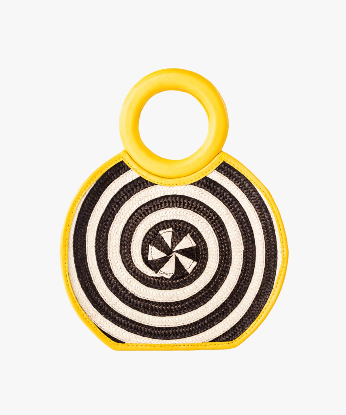 Zenú Mini in Raffia and Leather - imagen 1