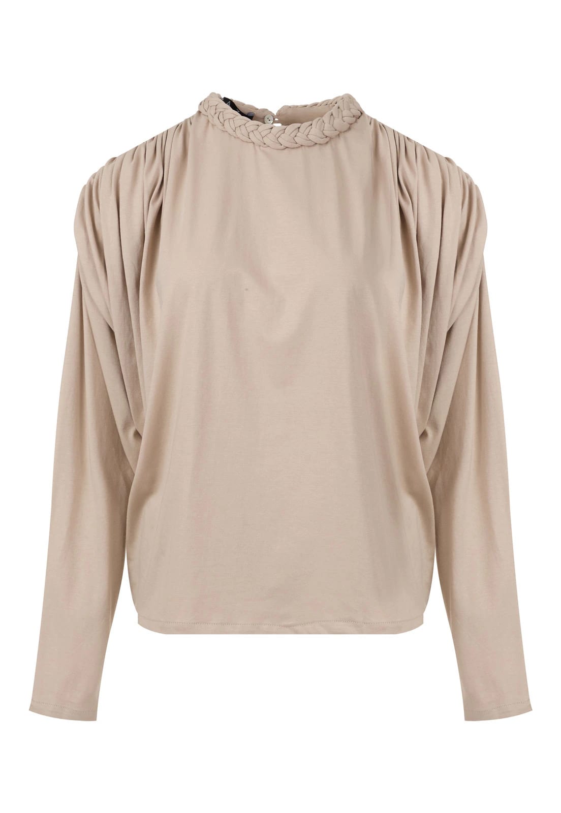 LONG SLEEVE BRAIDED T-SHIRT - imagen 1