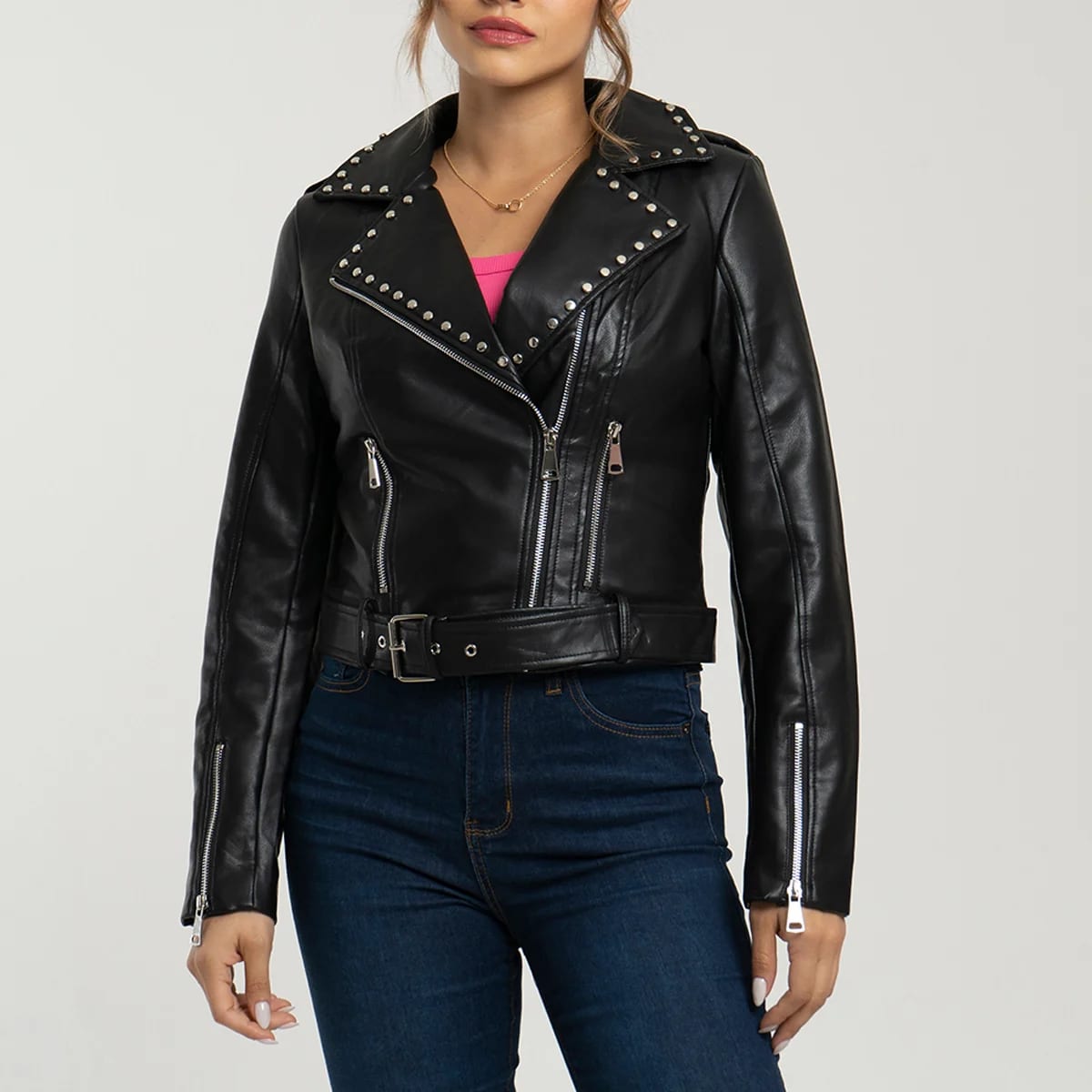 Chaqueta Sintetica Biker Millie - imagen 2