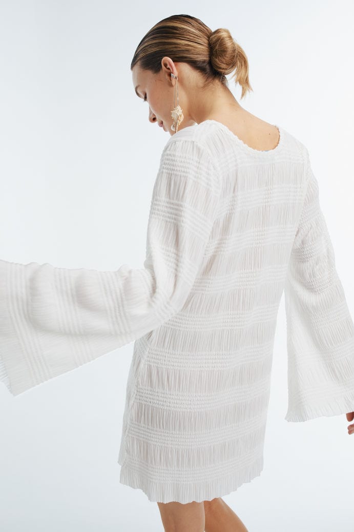 ELARA MINI DRESS WHITE - imagen 2