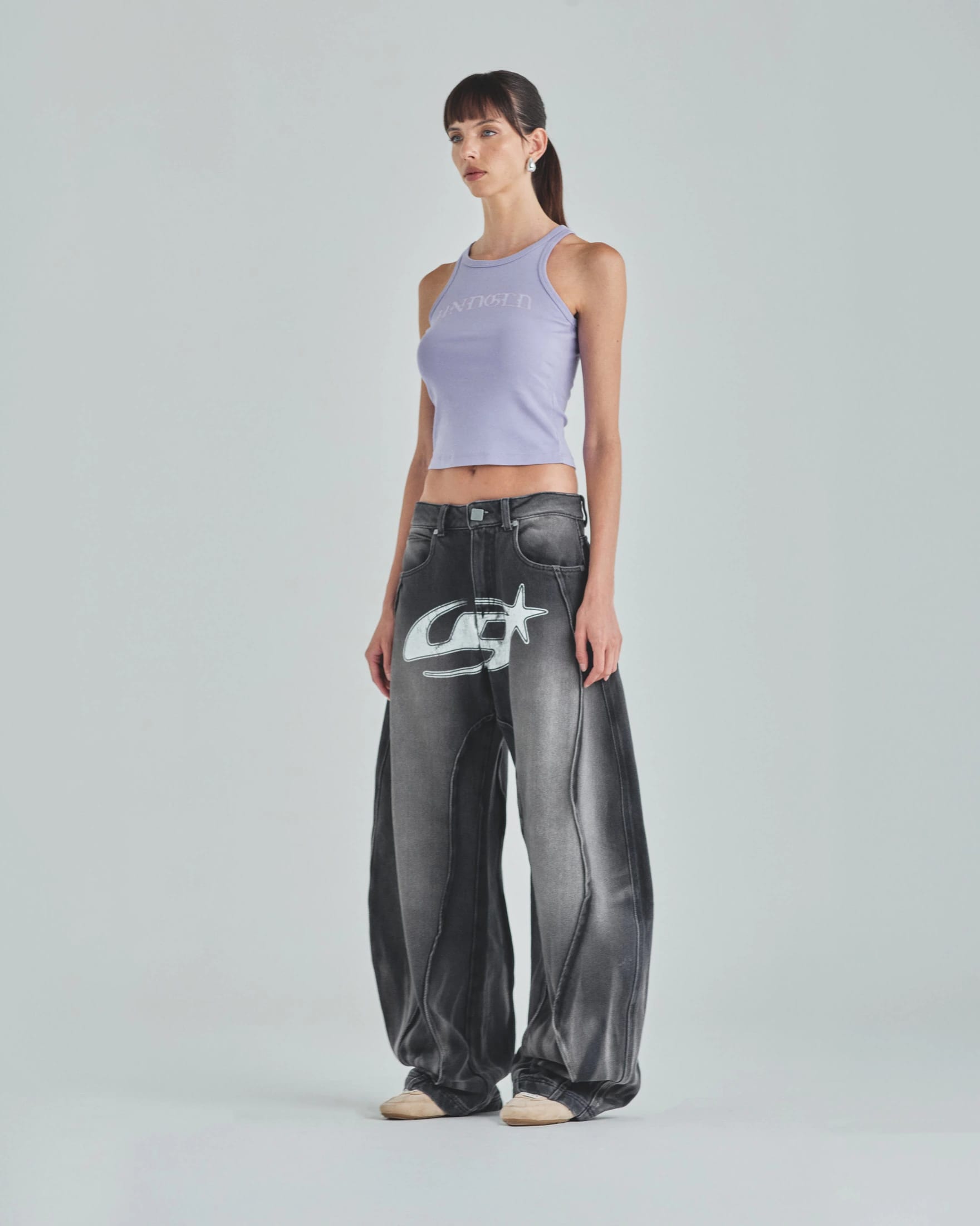 Act 1 UNDGLD Halter Tank Top Lilac - imagen 5