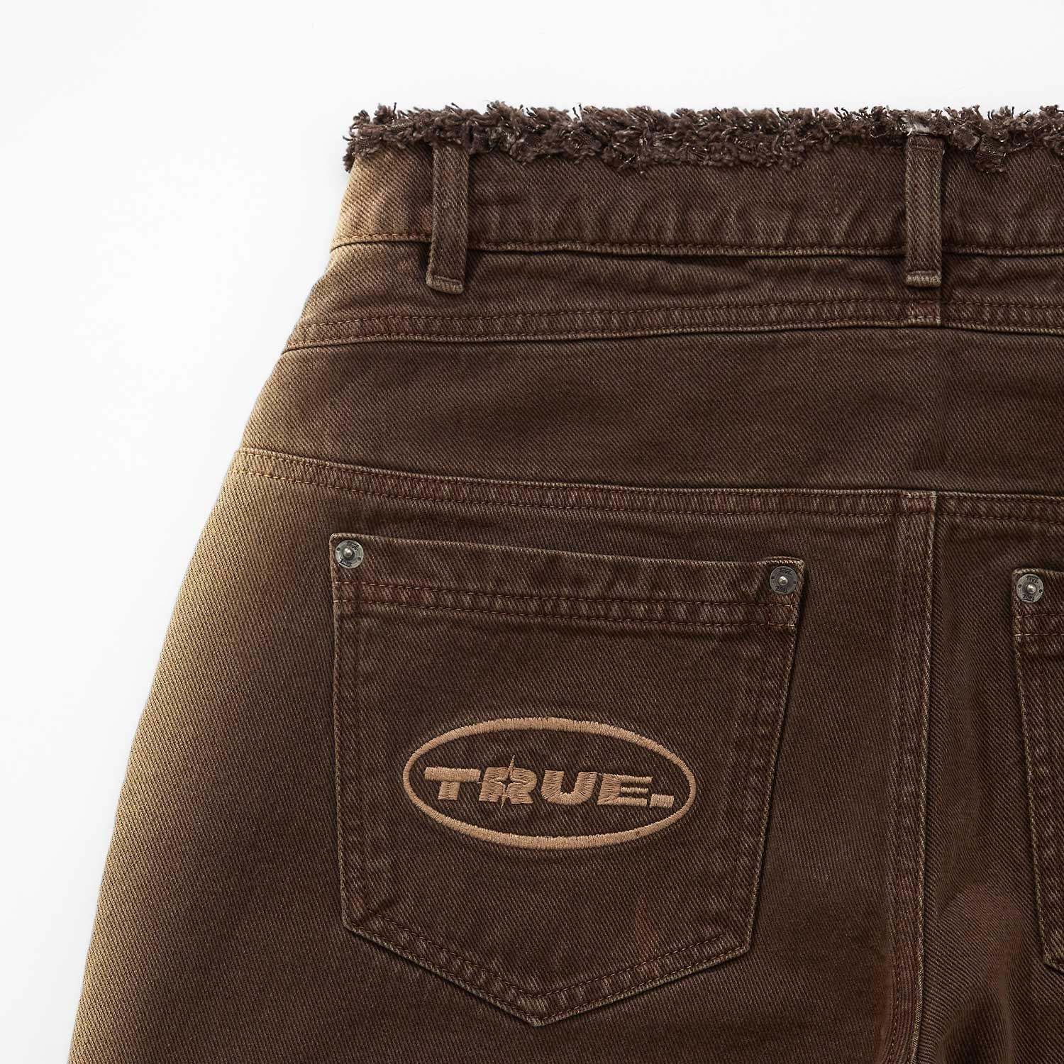 Sideburn Mid-Rise Pants - Brown - imagen 4