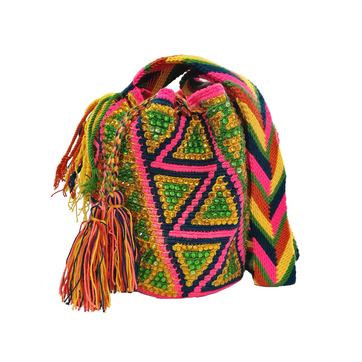 Apuna Mini Bag - Green Triangles - imagen 1