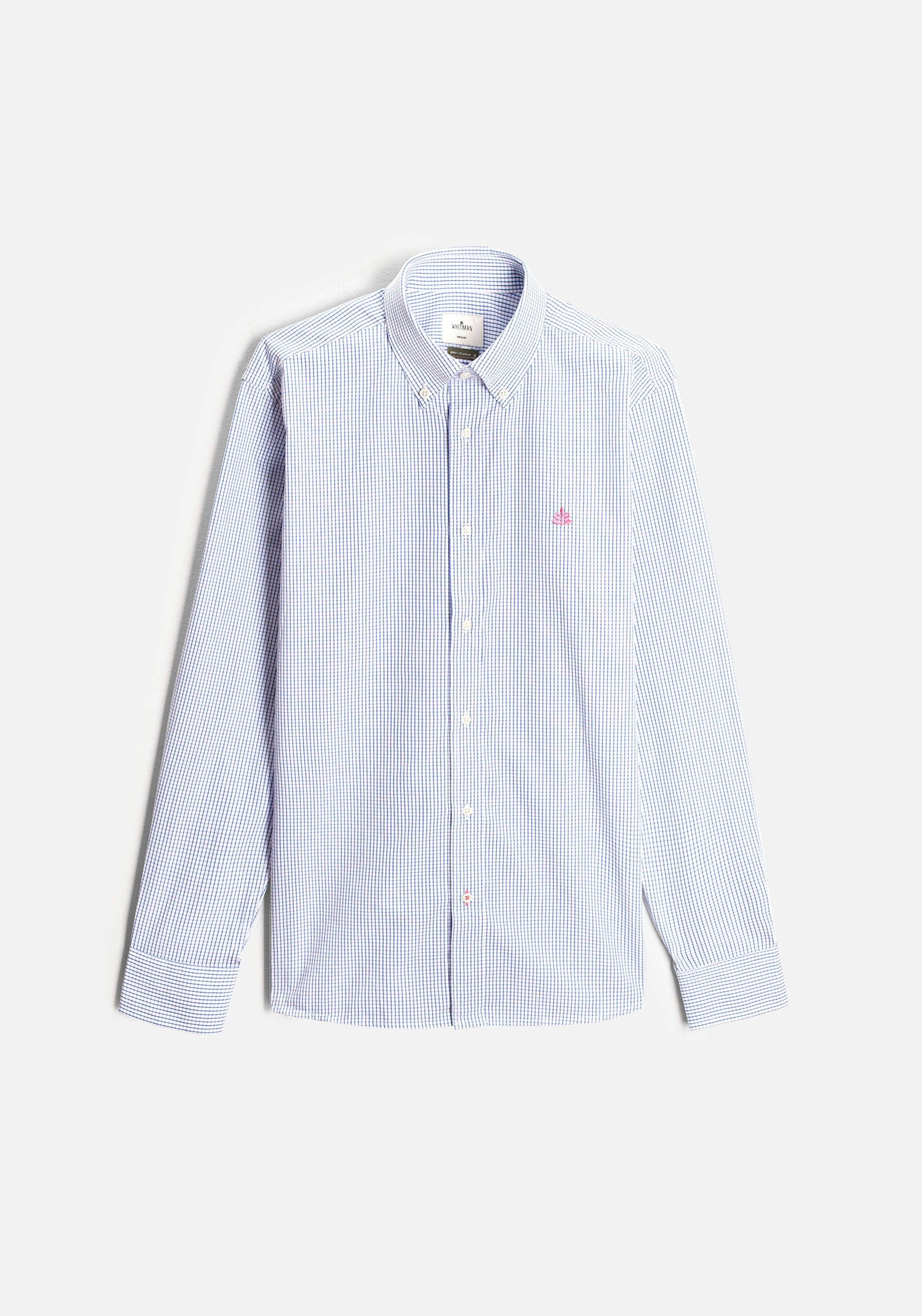 Camisa H CBD Cuadros L-Fuc Azul Med - imagen 1
