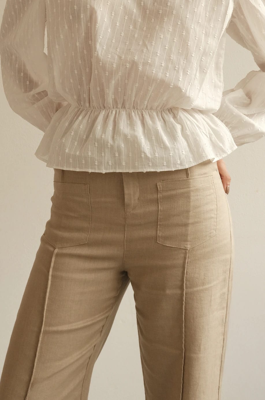 Pantalón Aire de lino | Mocca - imagen 5
