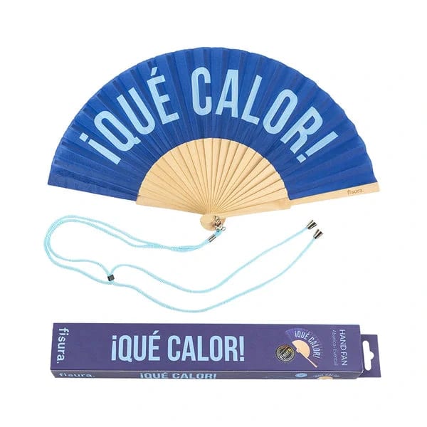 Abanico Que Calor Azul - imagen 1