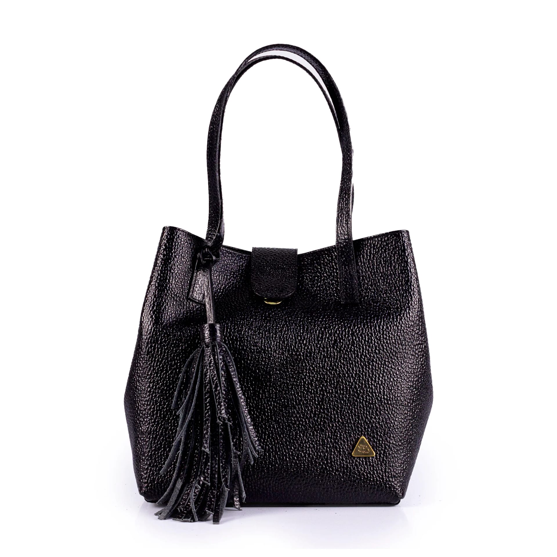 "Olivia" Bolso Cubo en Cuero - imagen 3