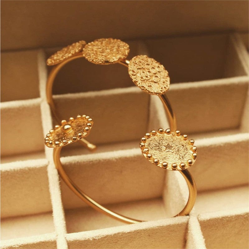 Brazalete con dos medallones precolombinos - imagen 5