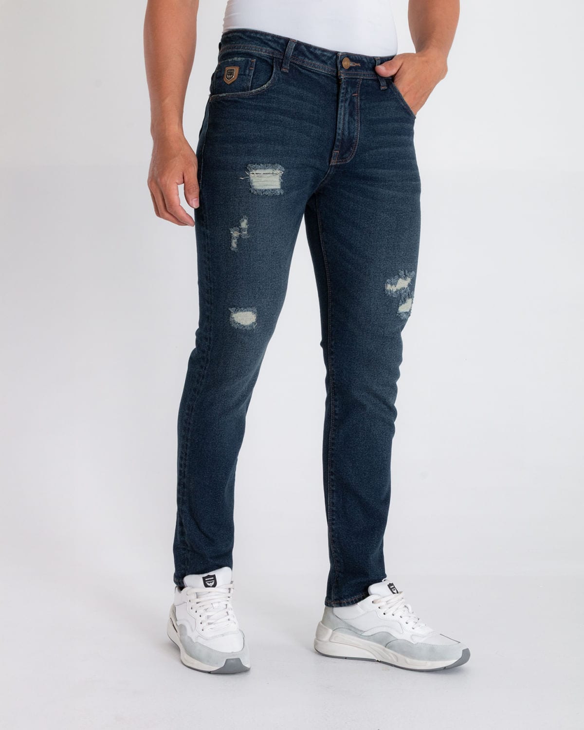 Jean slim tono oscuro para hombre - imagen 2