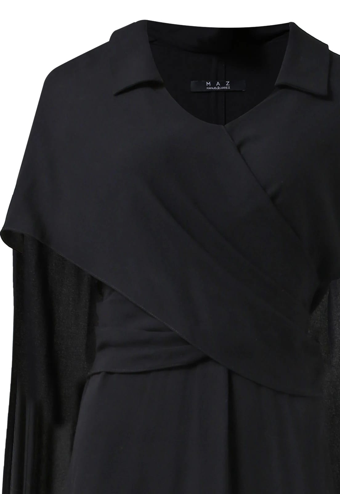 CROSSED LAYER CREPE DRESS - imagen 4