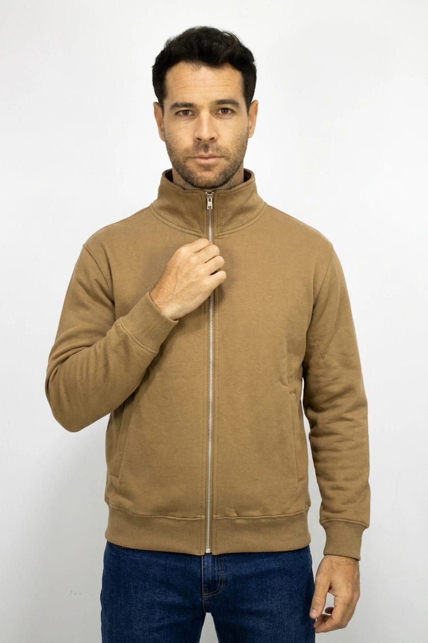 Saco café con Cremallera para hombre - imagen 4
