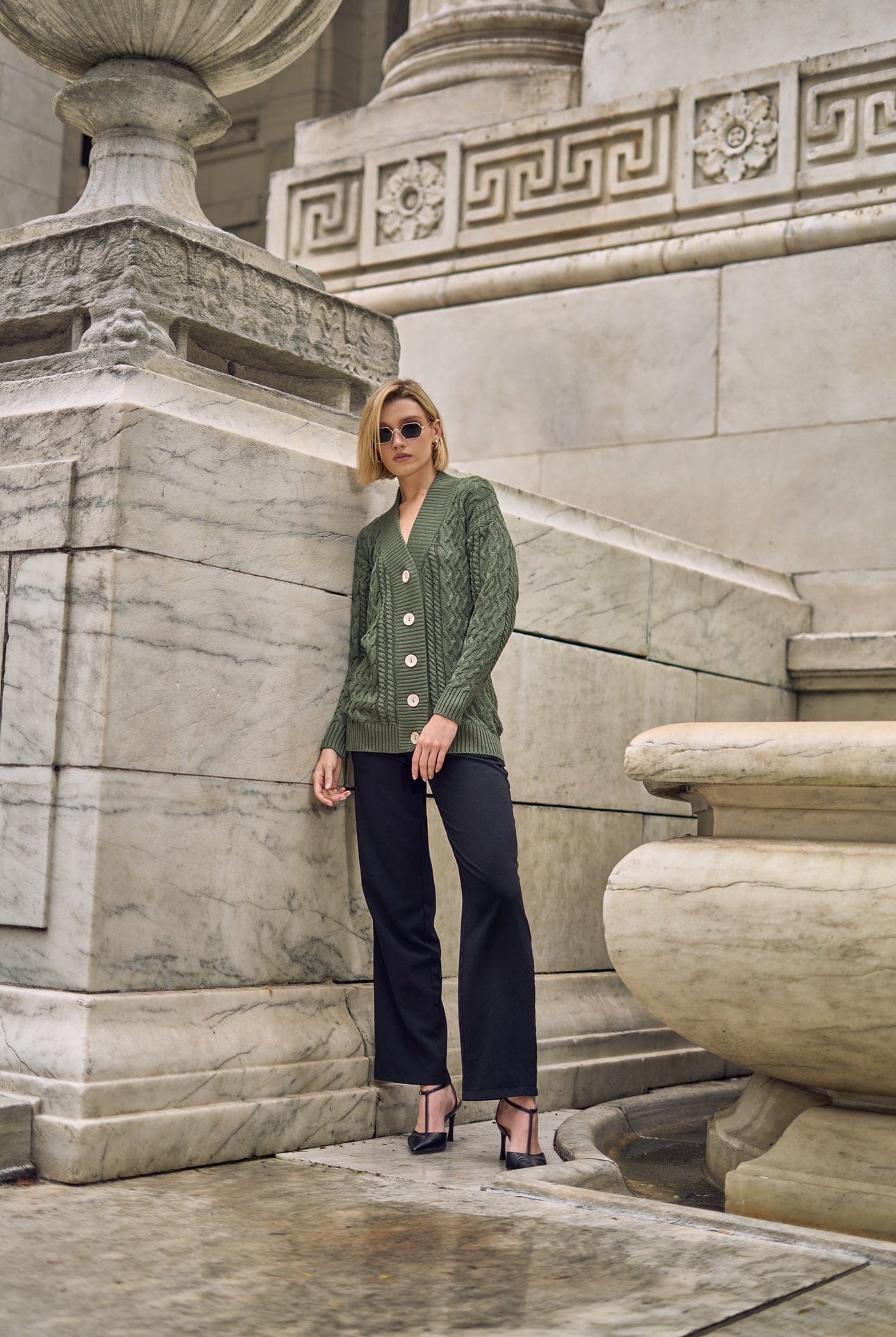 CARDIGAN AVRA VERDE - imagen 4