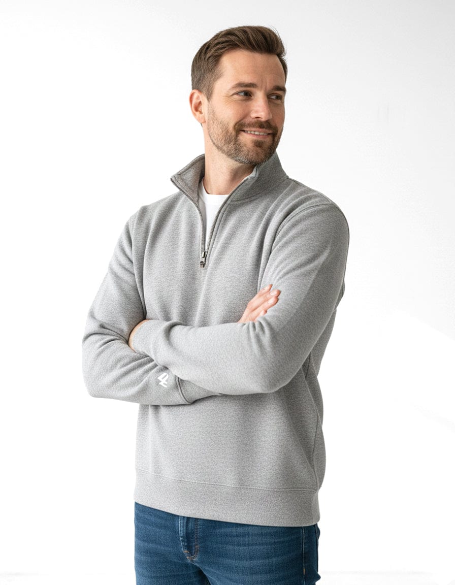Buzo cuello alto hombre Gris Luna - imagen 1