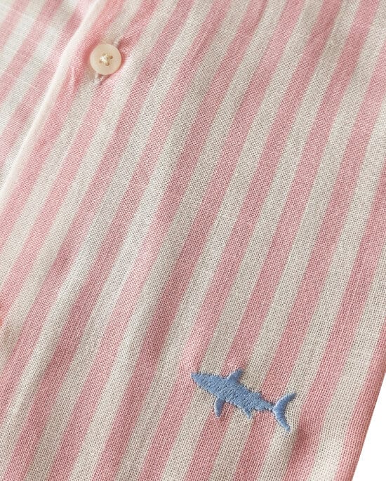 CAMISA NERU BLANCA RAYAS ROSADAS - imagen 4