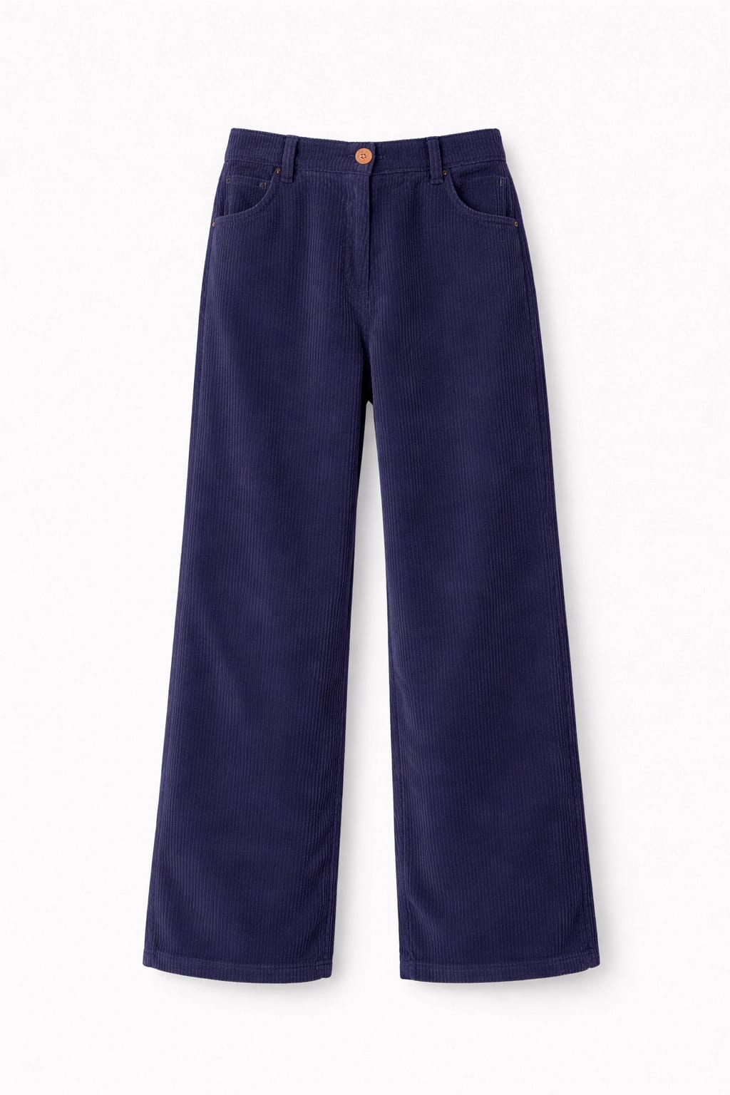 Pantalones Pana Azul Oscuro - imagen 1