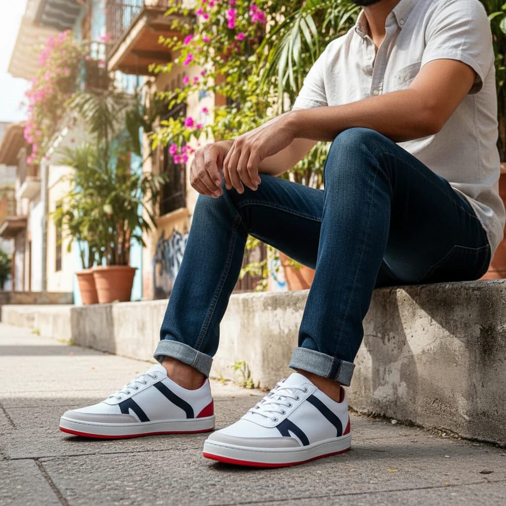 Clásicos Blanco, Rojo, Azul y Gris – Tenis ÁGUILA - imagen 5
