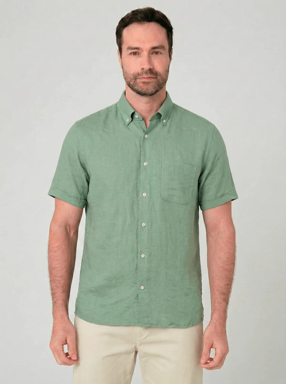 Camisa con bolsillo manga corta para hombre Jon Sonen 027225037 - imagen 1