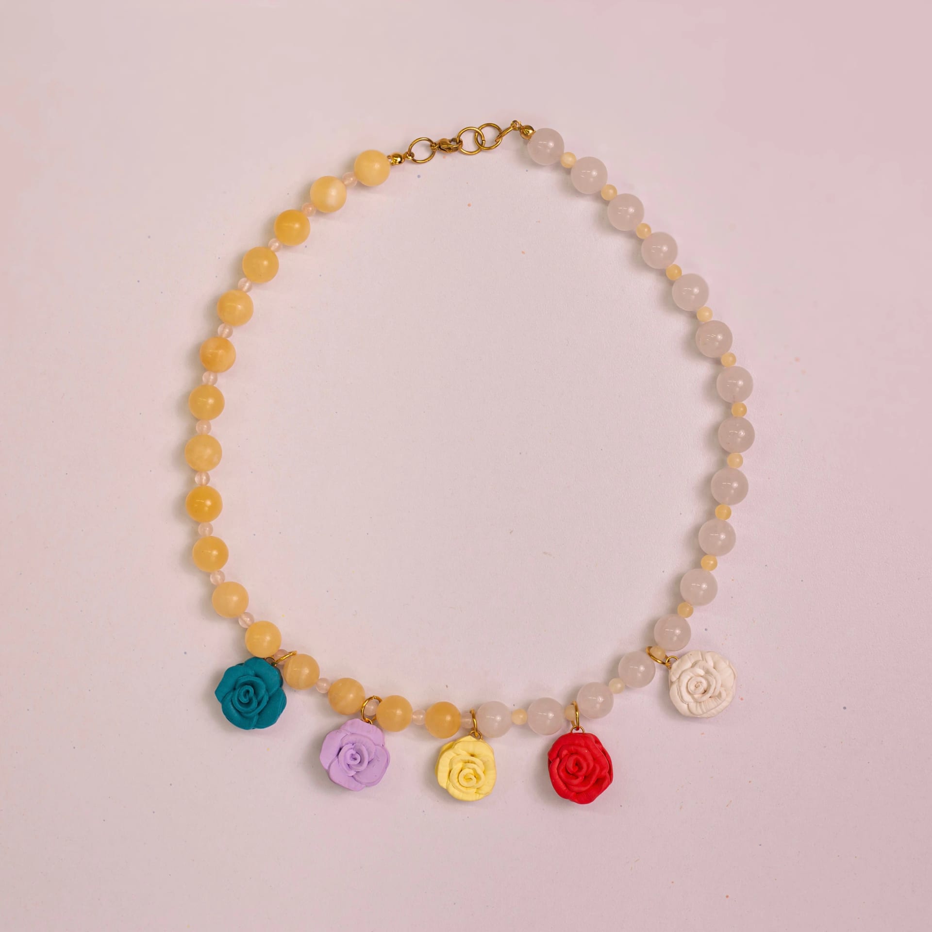 Collar Ágata Rose - imagen 1