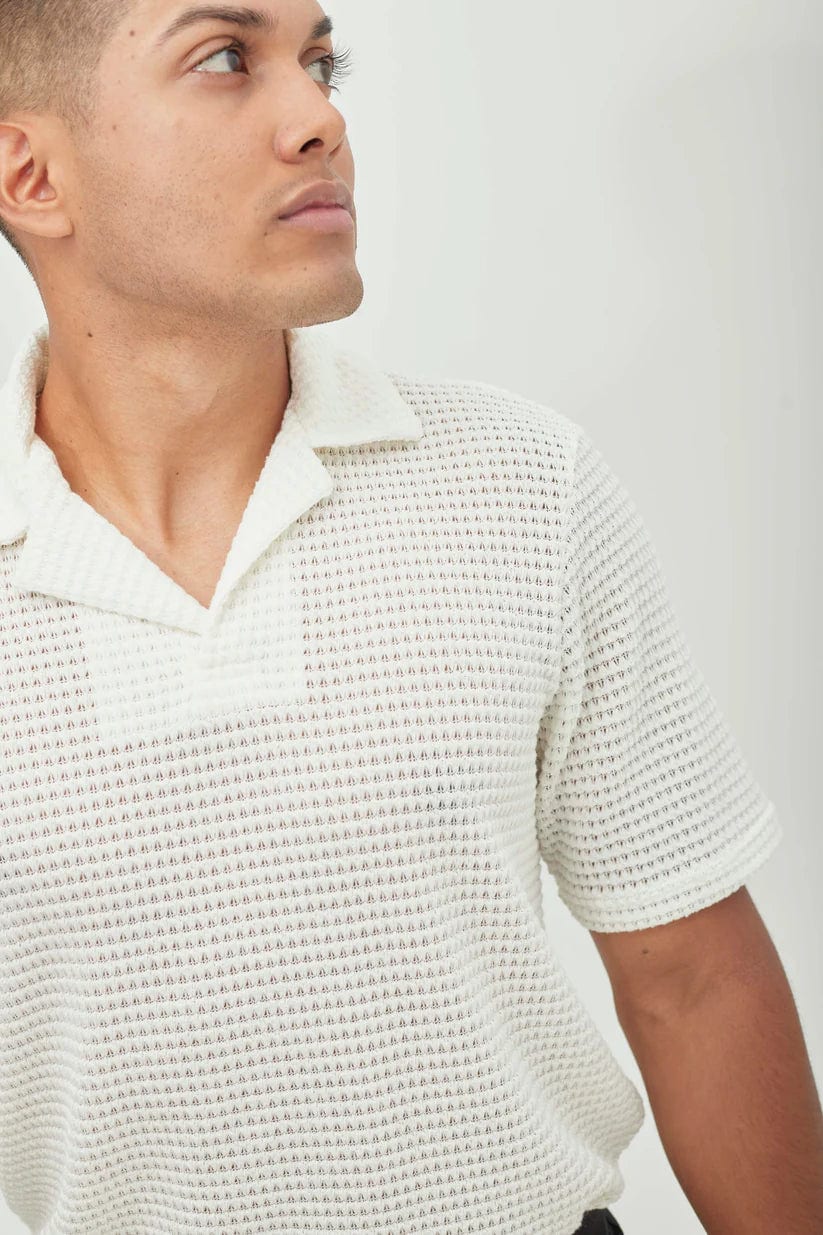 Polo knit Marfil - imagen 3