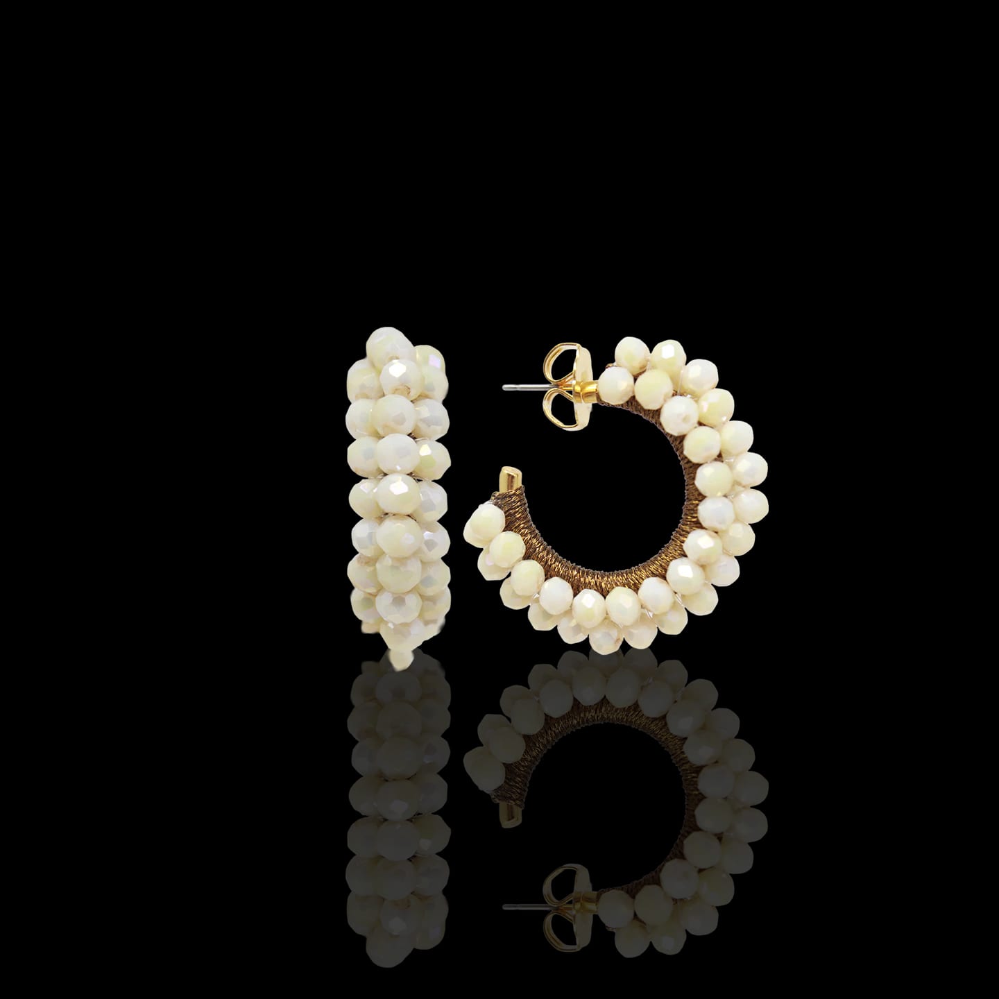 MEDIUM BOUQUET HOOP - STONE - imagen 1