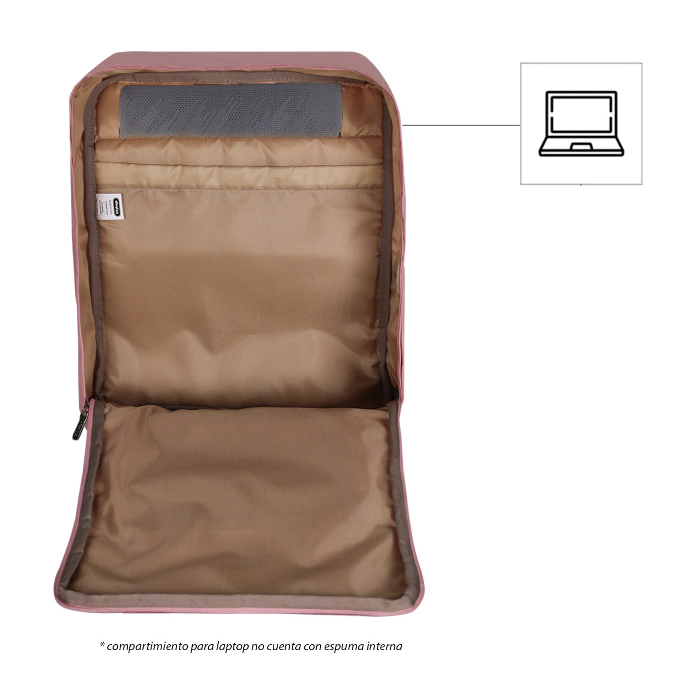 Morral Active Citybags Light Rosado Pastel - Plegable y Liviano - imagen 6