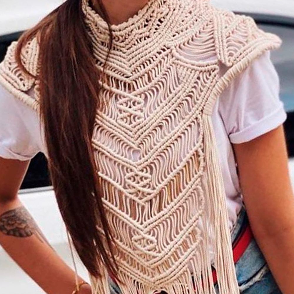 Chaleco Hosu Beige - imagen 2