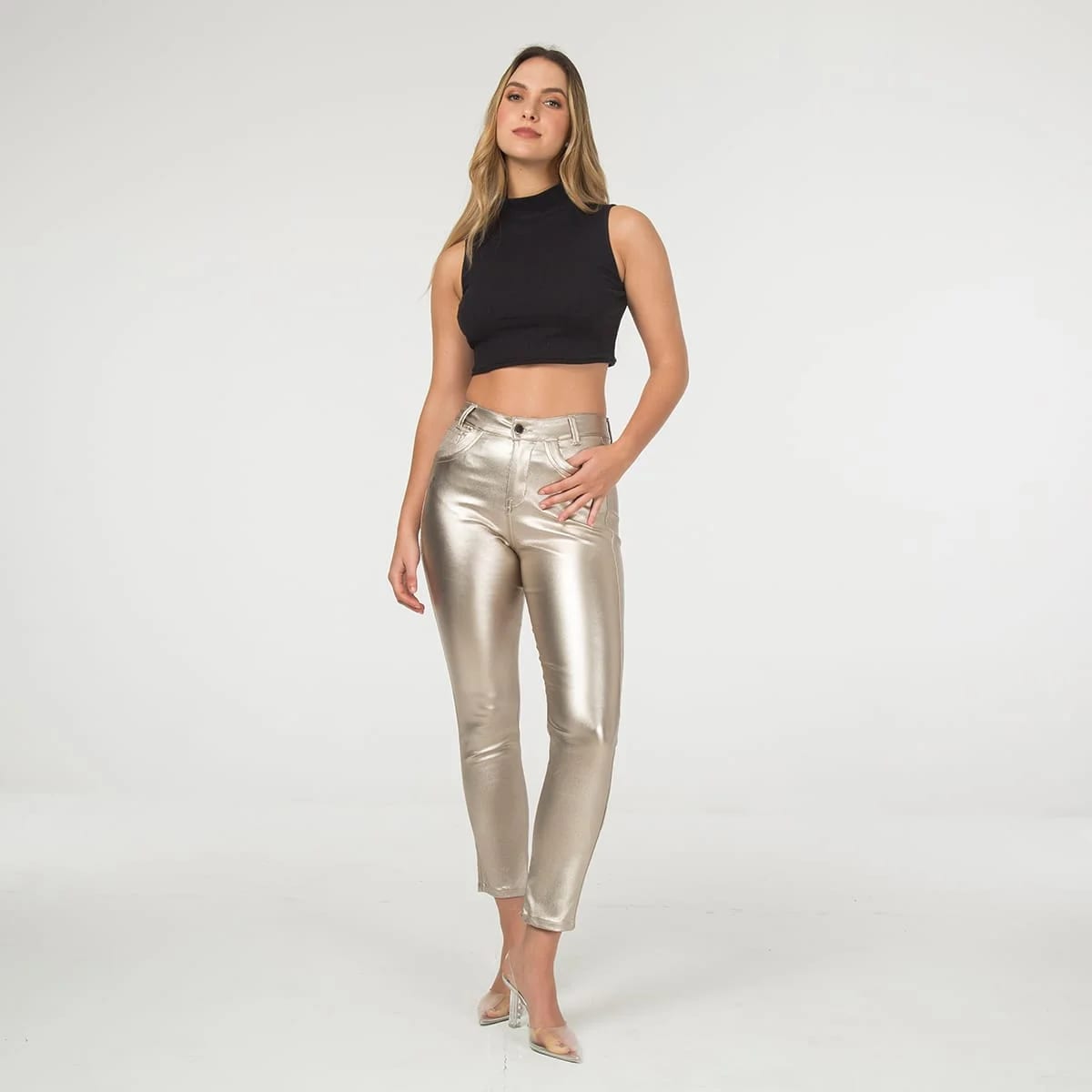 Crop Top Cuello Tortuga Sasha - imagen 8