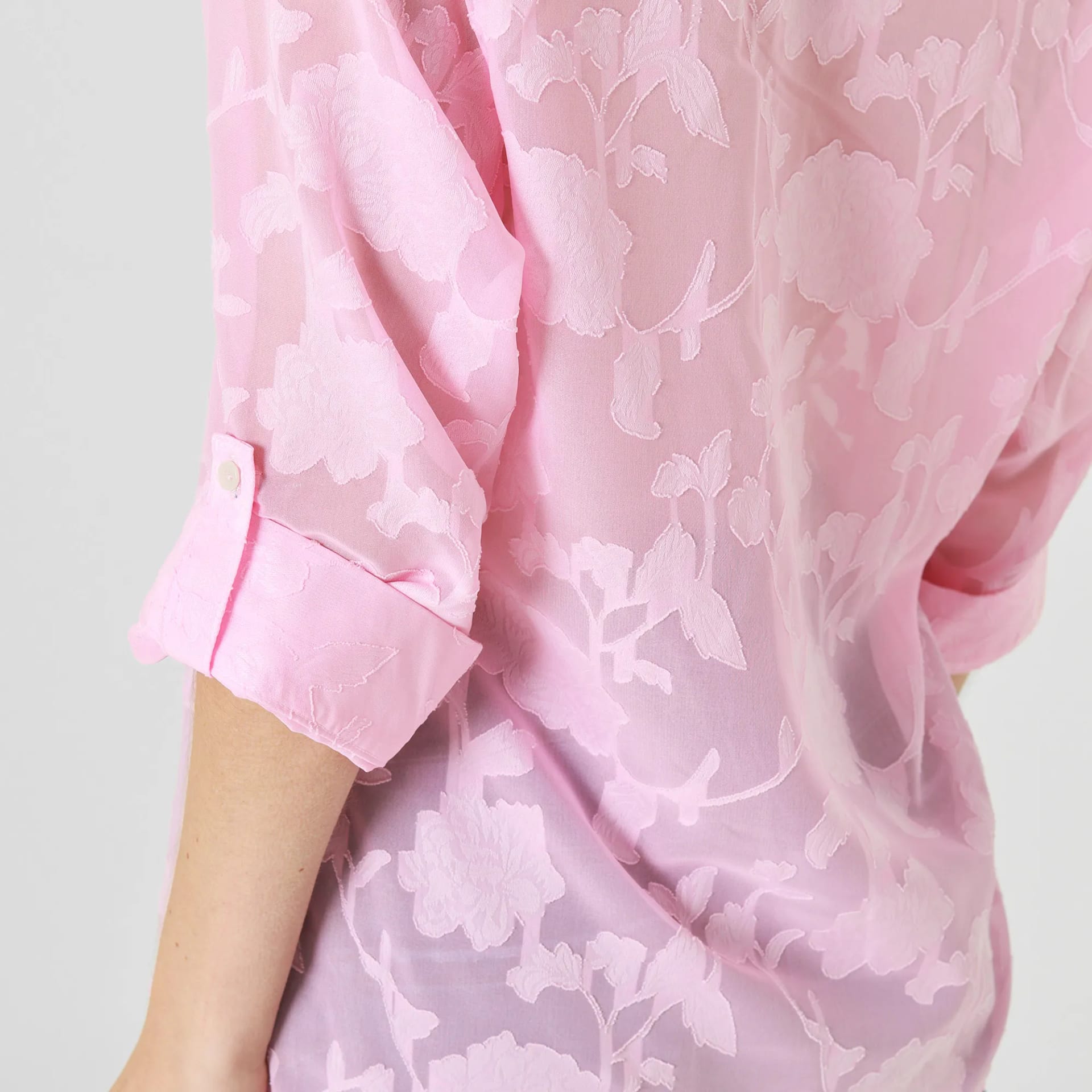 Blusa Cuello Camisero 3 Cuartos - imagen 5