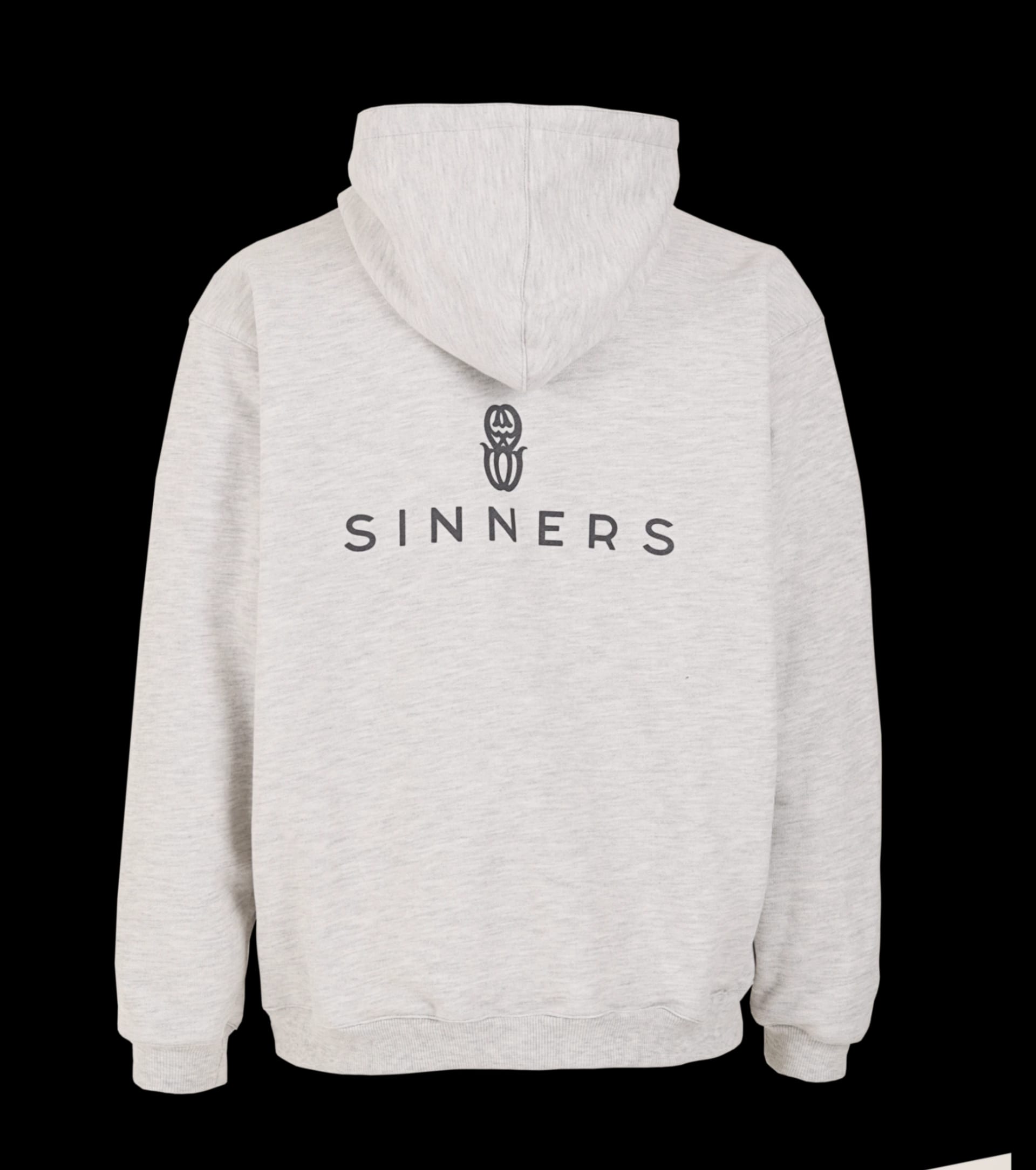 MONOGRAM GRAY ZIPPER HOODIE - imagen 2