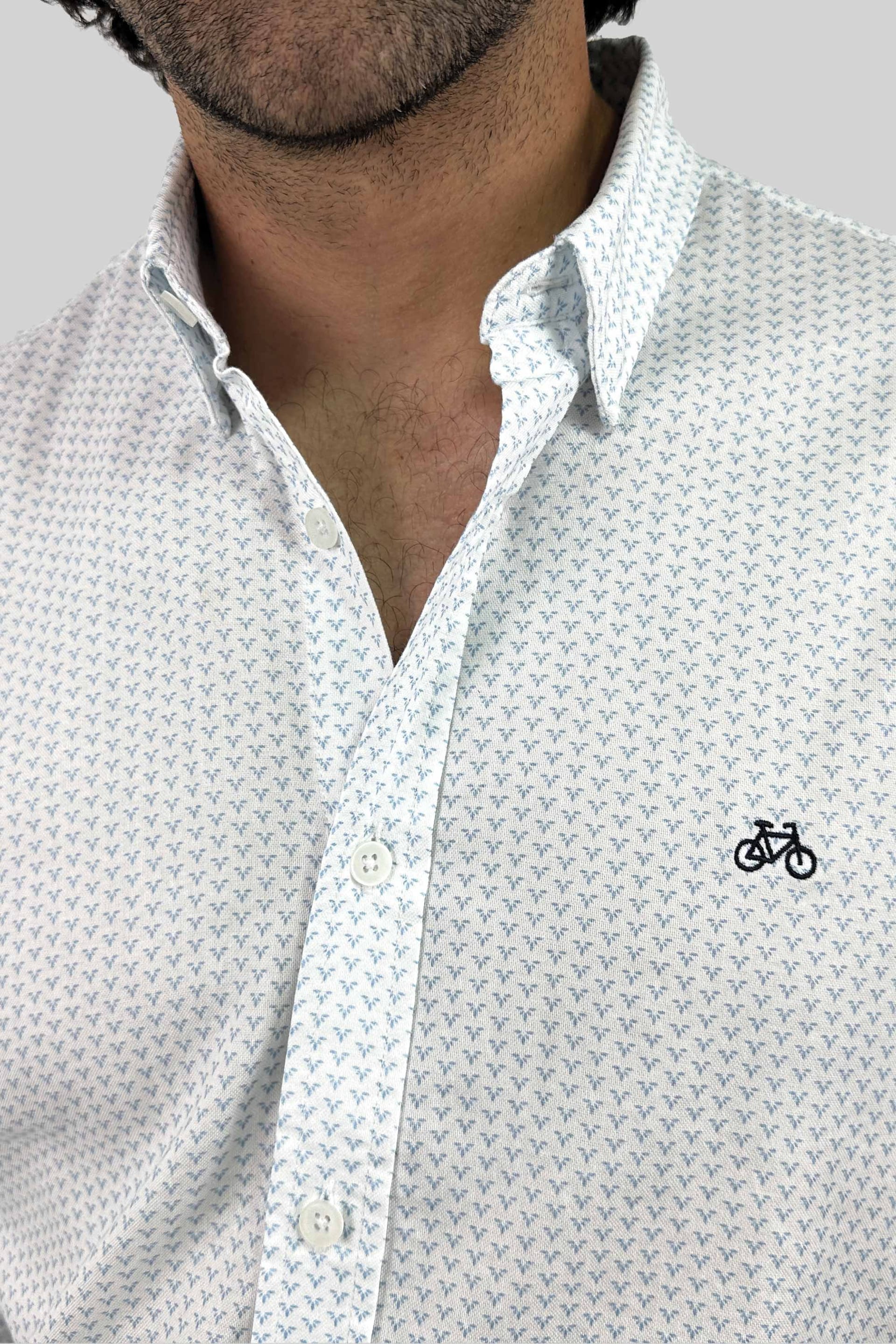 CAMISA OXFORD FLOWERS - imagen 2