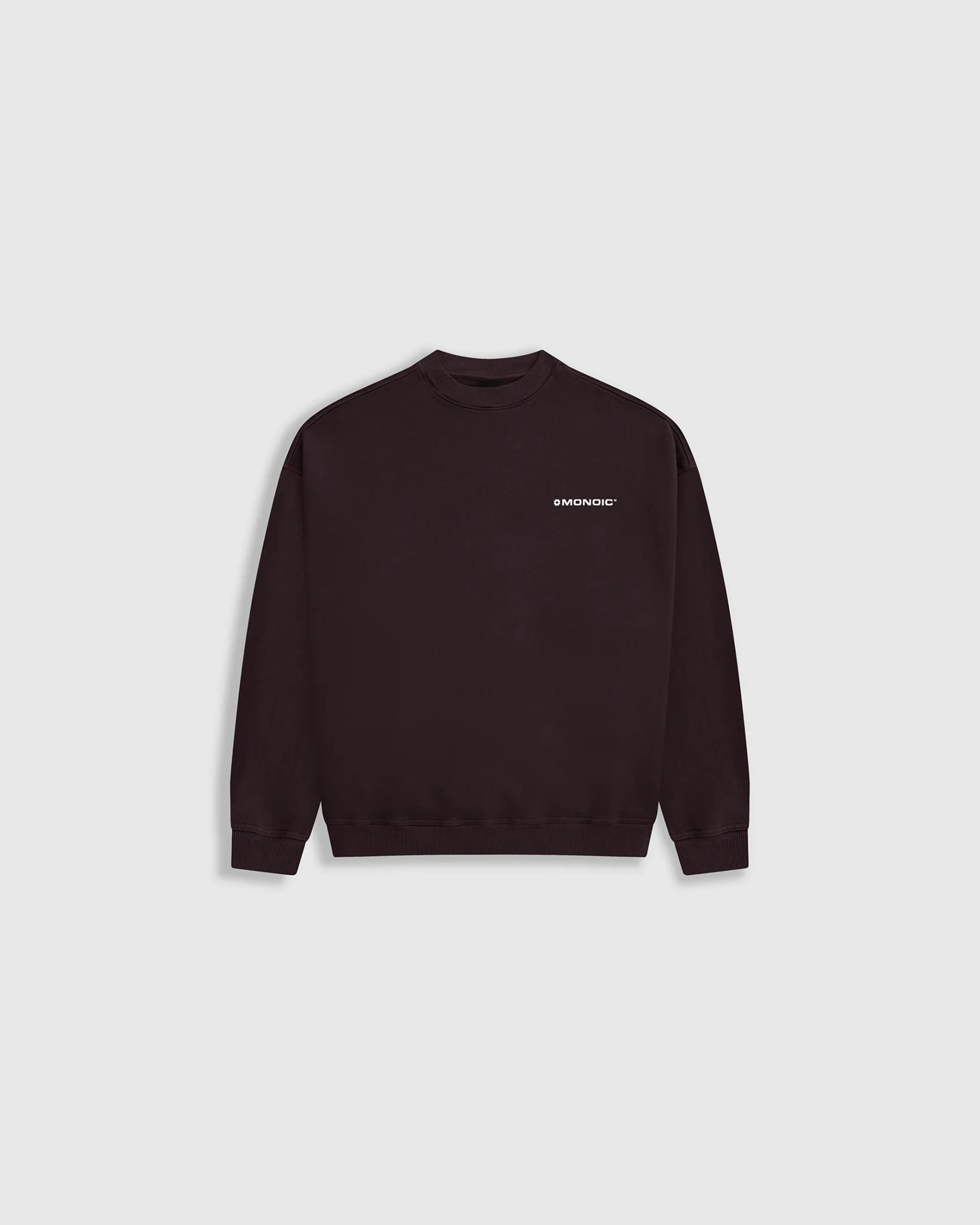 Crewneck Oversized Básico V4 - Café Chocolate - imagen 5