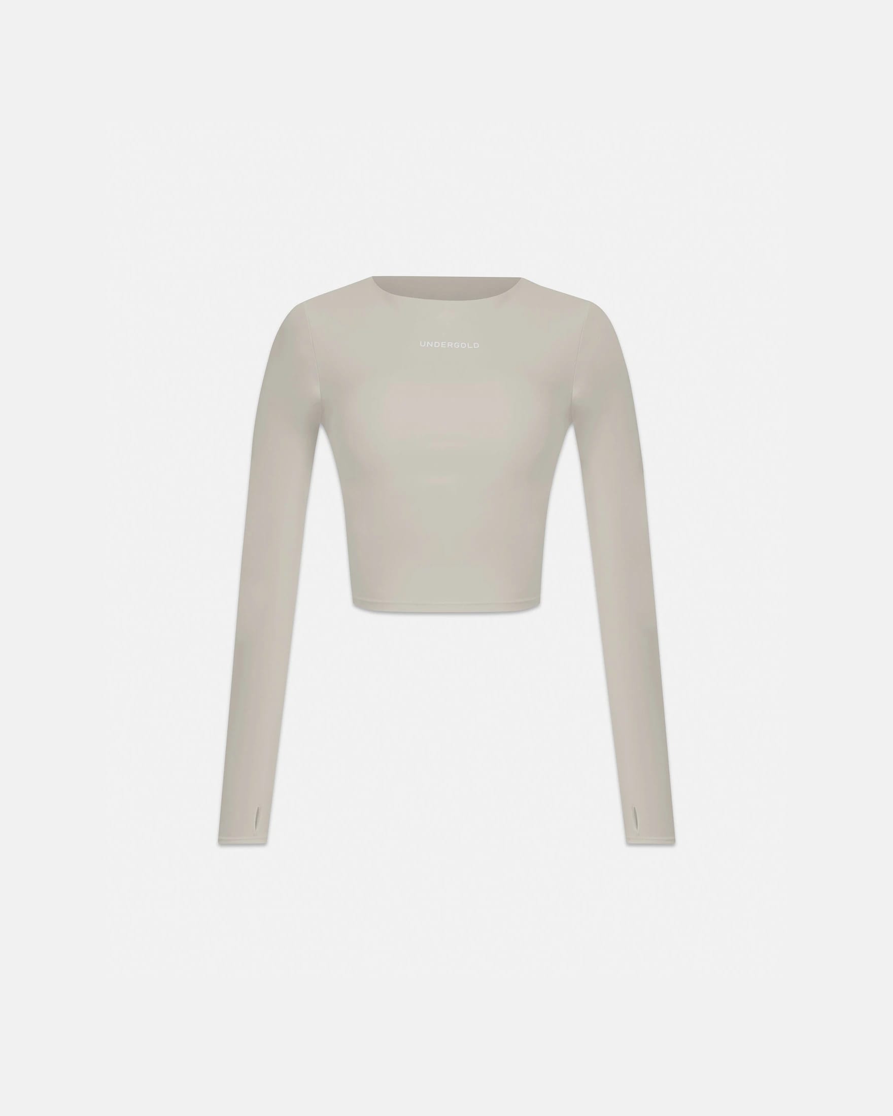 W Line Basic Long Sleeve Tshirt Light Gray - imagen 1