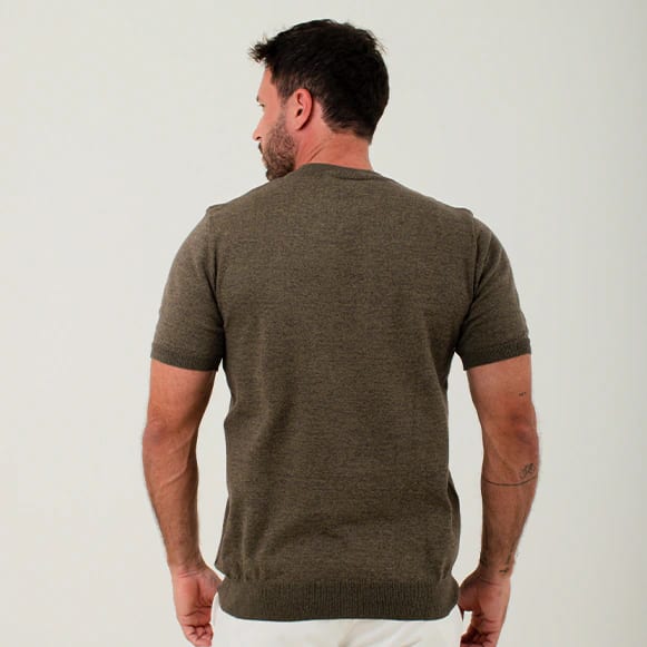 T-SHIRT BASICO TEJIDO HOMBRE - imagen 19