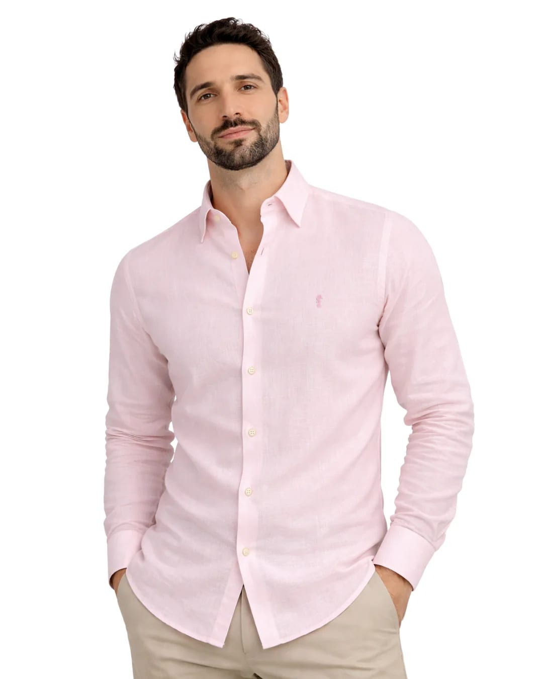 Camisa Milan Manga Larga Rosada - imagen 6